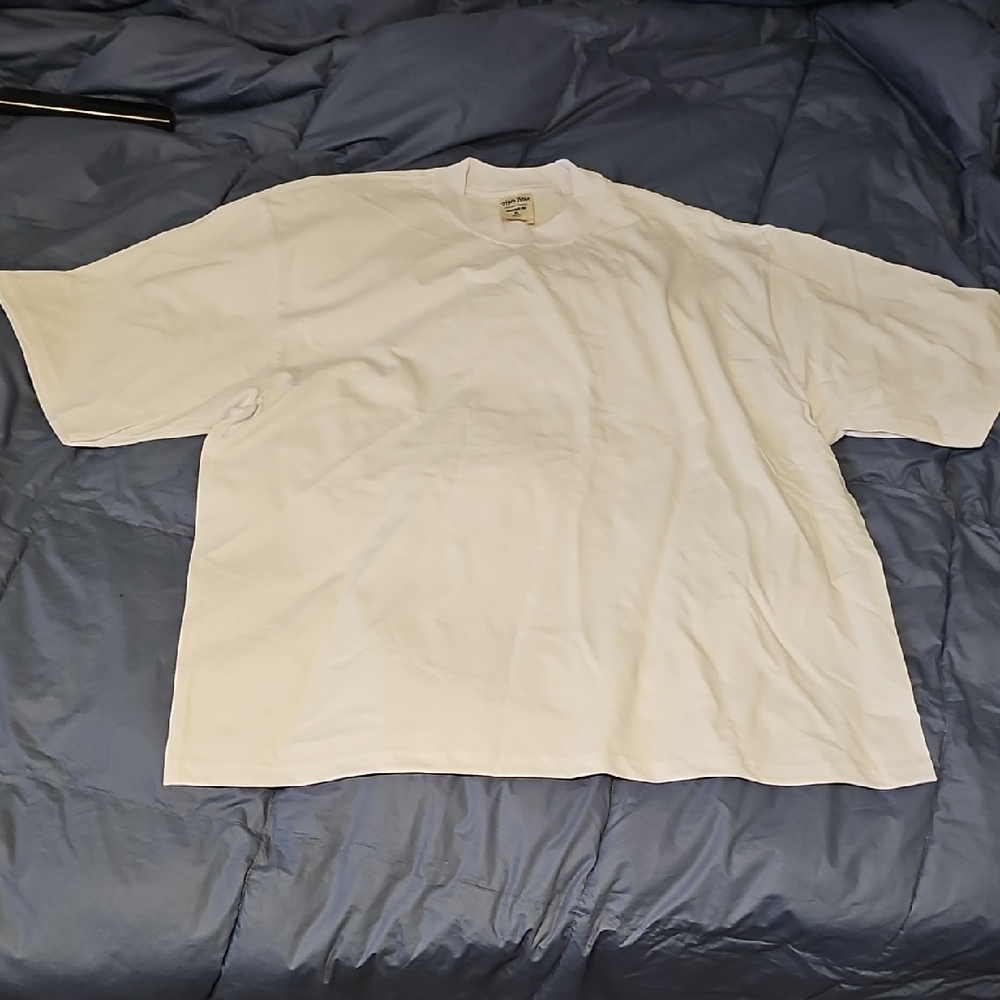 Shaka Wear Oversize Heavy Weight White Men's T-Shirt XL